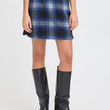 Wooly Check Jupe