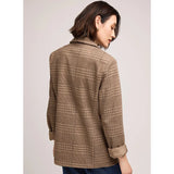 Sapphira Blazer - Chocolate Glencheck