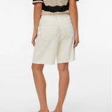 Villa Bermuda Denim Short - Ecru