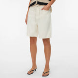 Villa Bermuda Denim Short - Ecru