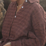 Chemise ample Marseille - Tabac