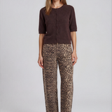 Billie Barrel Ankle Jeans - Leopard