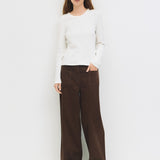 The Sloane Pant - Brun
