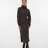 Boom Rollneck Dress - Chocolat