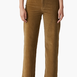 Ribcage Straight Ankle - Brown Corduroy