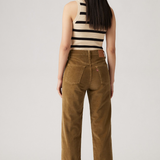 Ribcage Straight Ankle - Brown Corduroy