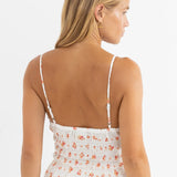 Rosie Floral Tie Front Top