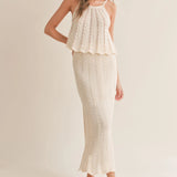 Baby Chevron Maxi Skirt