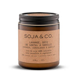 Bougie 8 oz - Lavande, Bois de santal & Vanille