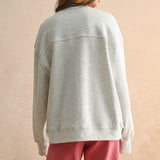 Bonjour Embroidery Sweatshirt