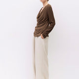 The Keely Top - Brown