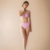 Haut Bralette Gaufré Avec Anneau - Petal