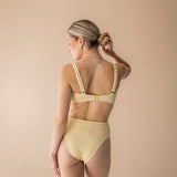 Haut Bralette Gaufré Avec Anneau - Limone