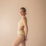 Haut Bralette Gaufré Avec Anneau - Limone