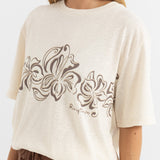 Hibiscus Oversized T-Shirt
