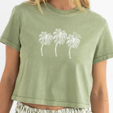 Palms Crop Crew Tee