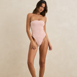 Tami Stripe Strapless One Piece