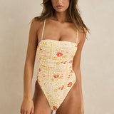 Wildflower Scrunched Side One Piece