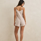 Valley Stripe Adjustable Romper