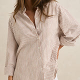 Valley Stripe Oversized Shirt