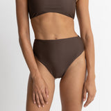 Classic Hi Waist Pant - Chocolate