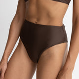 Classic Hi Waist Pant - Chocolate