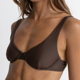 Classic Underwire Top - Chocolate