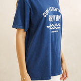 Surf Essentials Oversized T-Shirt - Dark Blue