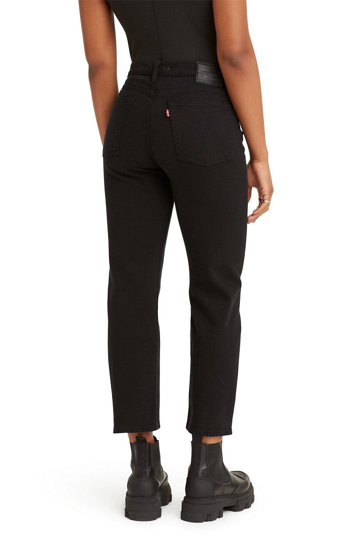 Levi's black wedgie straight jeans online