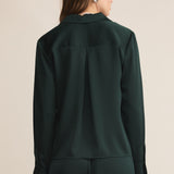 Ana Satin Top - Green