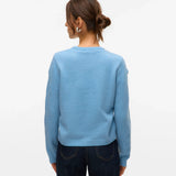 Rose Neck Pullover - Glacier Lake Melange