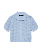 Daria Poloneck Cardigan -  Blue