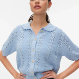 Daria Poloneck Cardigan -  Blue