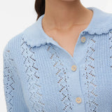 Daria Poloneck Cardigan -  Blue
