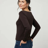 Kanva Long Sleeve Top - Copper