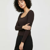 Kanva Long Sleeve Top - Copper