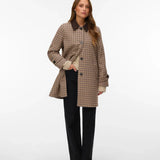 Jackie Check Coat