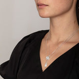 Collier 2 en 1 Pilgrim Valkyria - Argent